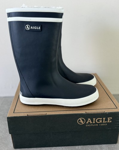Aigle gefütterte gummistiefel - aigle,
