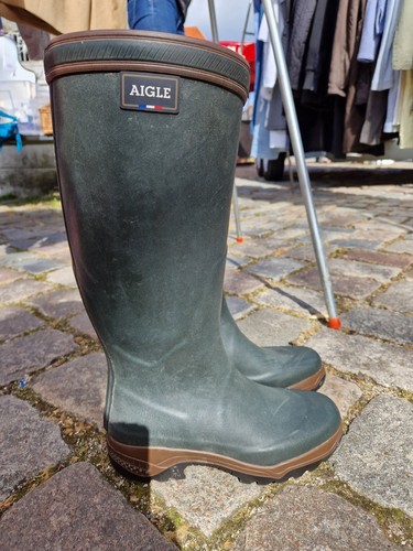 Aigle gummistiefel grün - gummistiefel, 39,