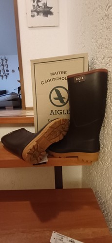Aigle gummistiefel damen braun - gummistiefel,