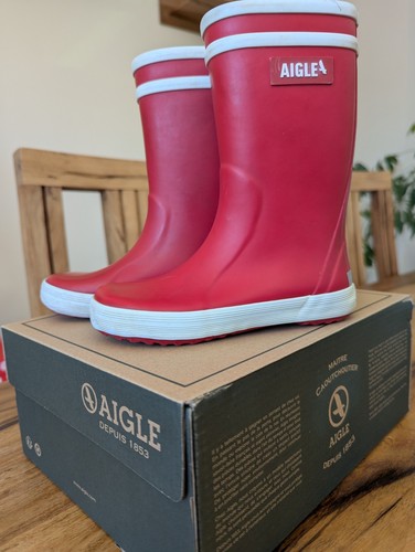 Aigle gummistiefel rot größe - gummistiefel,